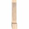 Ekena Millwork Portland Smooth Timber Gable Bracket, Douglas Fir, 36"W x 21"H x 3 1/2"D x 3 1/2"F, 14/12 Pitch GBW036X21X0404POR00SDF - alternate 4